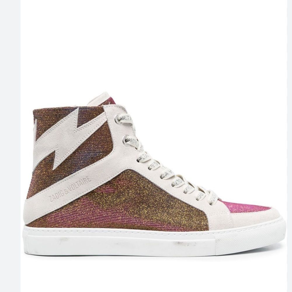Zadig & Voltaire Multicolor High-Top Sneakers - Picture 2 of 15
